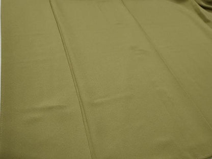 平和屋着物●上質な色無地　作家物　堅牢染　白樺染　根岸色　反端付き　正絹　逸品　未使用　CABB4156yc