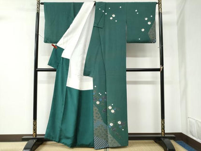 平和屋着物●訪問着　万寿菊　正絹　逸品　CABB4158yc