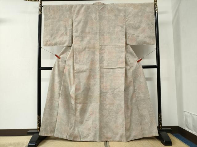 平和屋着物○国指定重要無形文化財 本場久米島紬 手織 飛鳥