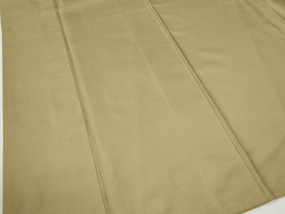 平和屋着物●上質な紬 色無地 桑染色 ロング丈 正絹 逸品 CABB4206yc