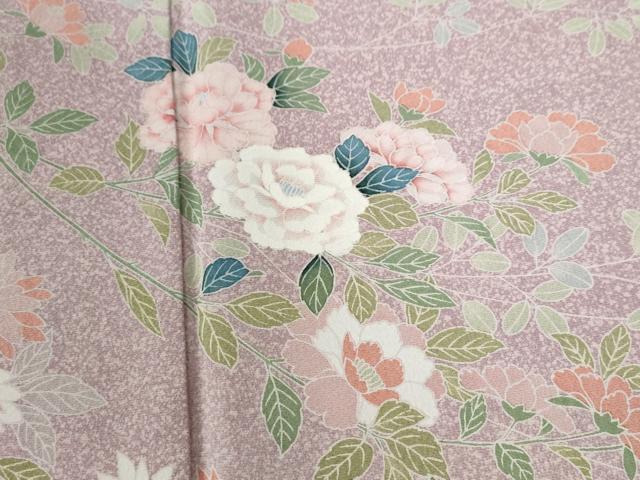 平和屋着物●訪問着 枝花文 暈し染め 正絹 逸品 CABB4229yc