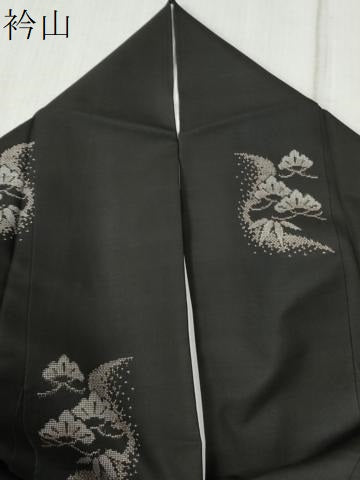 平和屋着物●本場大島紬 9マルキ 地空き 松笹文 正絹 逸品 CABB4251yc