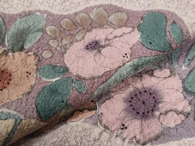 平和屋着物○訪問着 辻が花 絞り 正絹 逸品 CABB4258yc