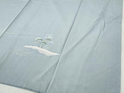 平和屋着物●訪問着　浜松風景文　暈し染め　正絹　逸品　CABB4267yc