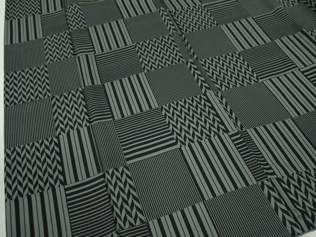 小紋 斉藤三才 紋意匠 魅惑の色 染色工芸 作家 グラデーション 反物 正絹 小紋 斉藤三才 紋意匠 魅惑の色 染色工芸 作家 グラデーショ