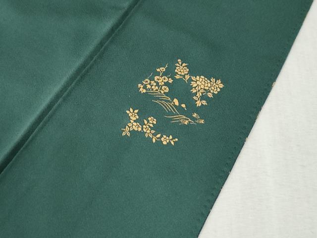 平和屋着物○訪問着 刺繍 更紗花唐草文 暈し染め 金彩 鈴乃屋