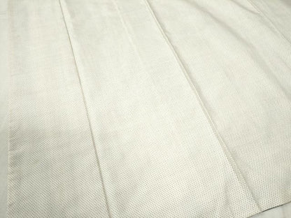 平和屋着物●本場大島紬 白大島 7マルキ 正絹 逸品 CABB4305yc