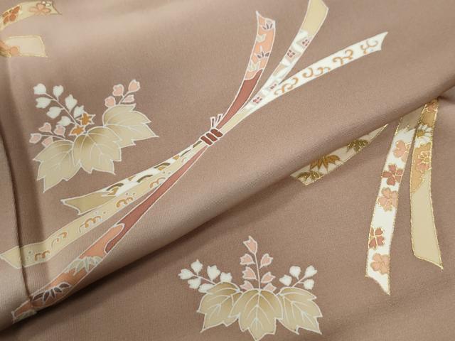 平和屋着物□極上 訪問着 作家物 椿・梅 暈し染め 金彩 とき