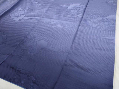 平和屋着物●訪問着　破れ色紙鹿の子草花地紋　暈し染め　ロング丈　正絹　逸品　CABB4314yc