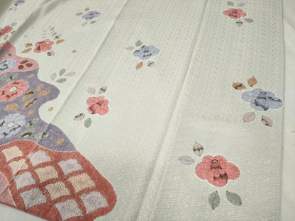 平和屋着物●訪問着　辻が花　手描き　絞り　正絹　逸品　未使用　CABB4315yc