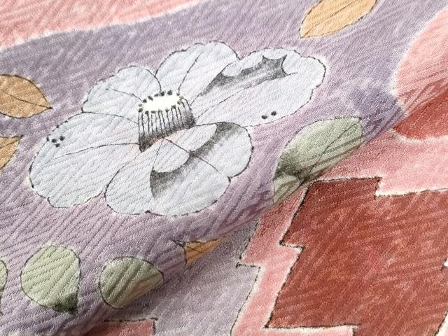 平和屋着物●訪問着　辻が花　手描き　絞り　正絹　逸品　未使用　CABB4315yc