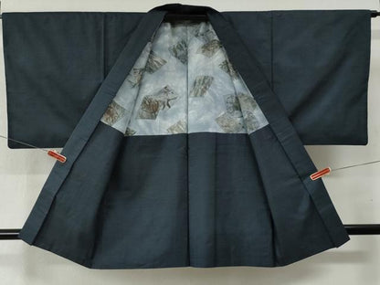 平和屋着物●男性　本場大島紬　アンサンブル　100亀甲　総詰め　正絹　逸品　CABB4333yc