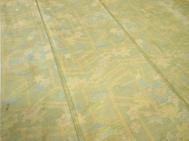 平和屋着物●本場大島紬　舞花文　正絹　逸品　CABB4334yc