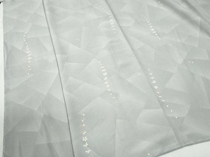 平和屋着物●上質な小紋　舞桜文　金彩　そごう扱い　正絹　逸品　未使用　CABB4341yc