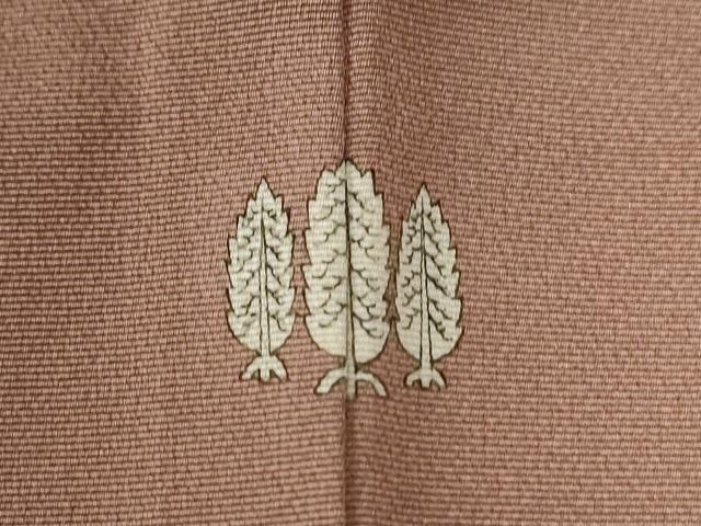 平和屋着物●訪問着　作家物　楓草花文　金彩　正絹　逸品　CABB4343yc