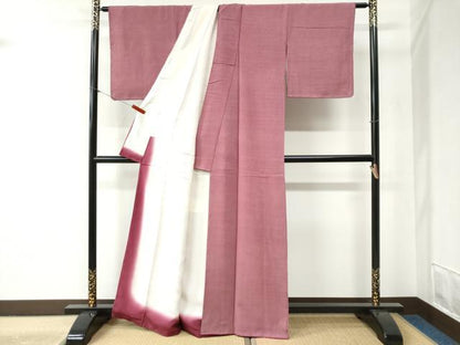 平和屋着物●江戸小紋　小紋師：内田秀一　角通し　正絹　逸品　未使用　CABB4346yc