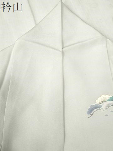 平和屋着物●訪問着　刺繍　松竹梅風景文　暈し染め　金彩　大丸扱い　正絹　逸品　CABB4347yc