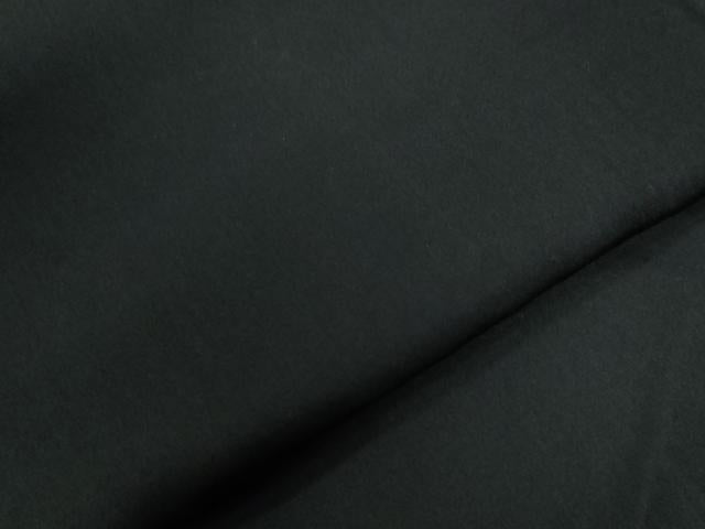 平和屋着物○男性 黒紋付 正絹 逸品 CABB4350yc
