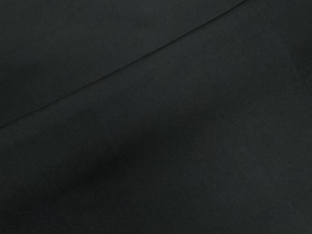 平和屋着物●男性　黒紋付　正絹　逸品　CABB4350yc