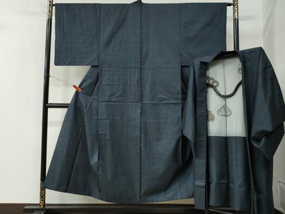 平和屋着物●男性 本場大島紬 アンサンブル 100亀甲 総詰め 正絹 逸品 CABB4353yc