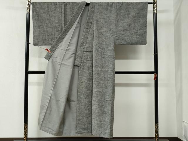 平和屋着物●男性　紬　アンサンブル　霞文　正絹　逸品　CABB4357yc 平和屋着物○男性 紬 アンサンブル 霞文 正絹 逸品 CABB4357yc