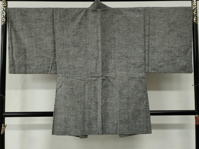 平和屋着物●男性　紬　アンサンブル　霞文　正絹　逸品　CABB4357yc