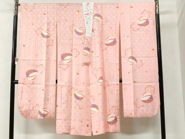 平和屋着物●豪華振袖・長襦袢セット 駒刺繍 鬘帯雪輪吉祥舞花文 金通し地 半衿刺繍 正絹 逸品 CABB4377yc