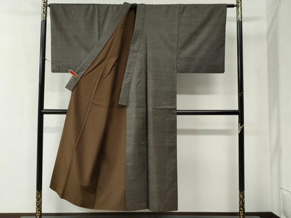 平和屋着物●男性　本場大島紬　アンサンブル　100亀甲　総詰め　正絹　逸品　CABB4385yc