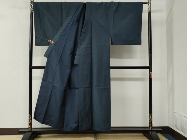 平和屋着物●男性 本場大島紬 アンサンブル 80亀甲 総詰め キングサイズ 正絹 逸品 CABB4387yc