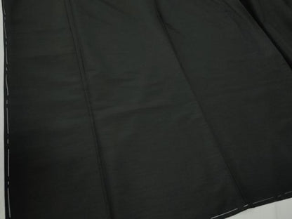平和屋着物●男性　色無地　アンサンブル・長襦袢セット　着物・羽織：黒地　長襦袢：焦茶色　洗える着物　未使用　CABB4388yc