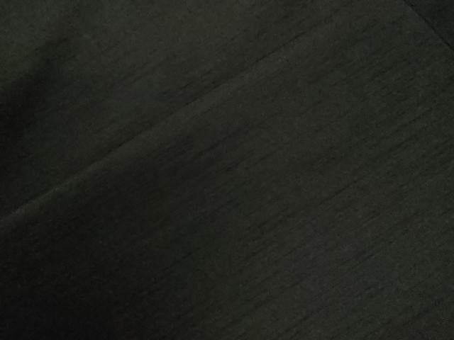 平和屋着物●男性　色無地　アンサンブル・長襦袢セット　着物・羽織：黒地　長襦袢：焦茶色　洗える着物　未使用　CABB4388yc