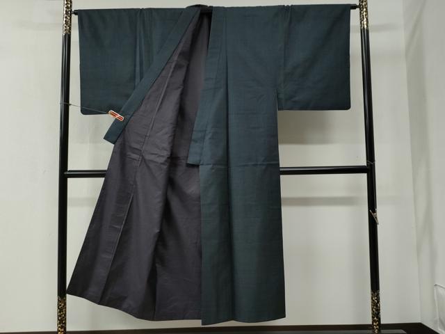 平和屋着物●男性　本場大島紬　アンサンブル　100亀甲　総詰め　正絹　逸品　CABB4389yc