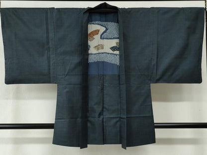 平和屋着物●男性　本場大島紬　アンサンブル　100亀甲　総詰め　正絹　逸品　CABB4389yc