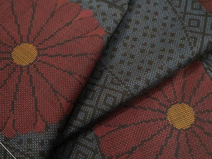 平和屋着物●本場大島紬 立涌吉祥舞花文 正絹 逸品 未使用 CABB4394yc
