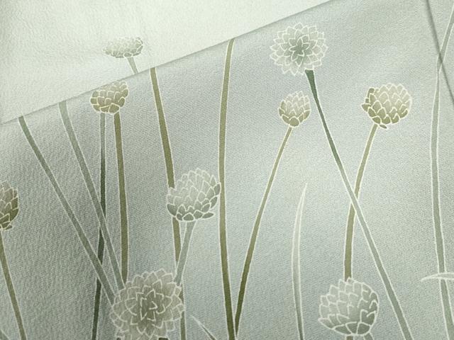 平和屋着物●糸目友禅作家 滝沢晃 色留袖 菊 暈し染め 正絹 逸品 CABB4396yc