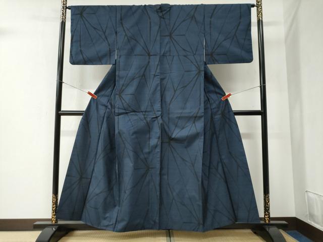 平和屋着物●本場大島紬 9マルキ 吉祥文 正絹 逸品 CABB4411yc