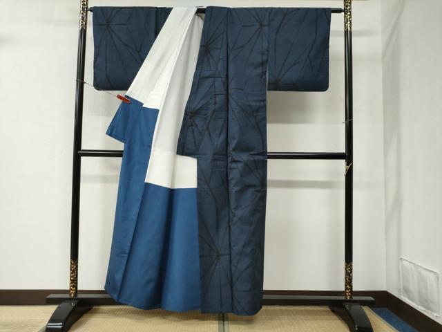 平和屋着物●本場大島紬 9マルキ 吉祥文 正絹 逸品 CABB4411yc