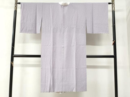 平和屋着物●長襦袢　無双仕立て　麻の葉文様　正絹　逸品　未使用　CABB4413yc