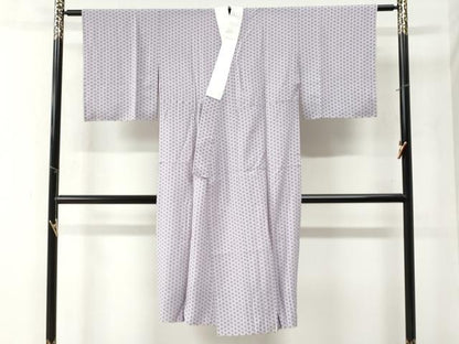 平和屋着物●長襦袢　無双仕立て　麻の葉文様　正絹　逸品　未使用　CABB4413yc