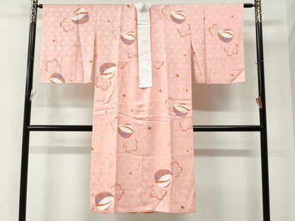 平和屋着物●長襦袢 袷 小谷荘夢作 花兎 半衿刺繍 反端付き 正絹 逸品 未使用 CABB4416yc