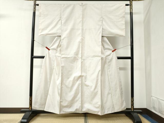 平和屋着物●本場大島紬 白大島 7マルキ 正絹 逸品 CABB4418yc