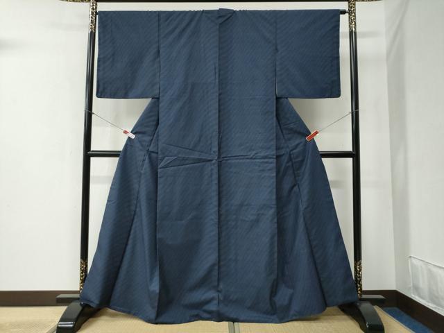 平和屋着物●本場大島紬 9マルキ 変わり縞 正絹 逸品 CABB4419yc