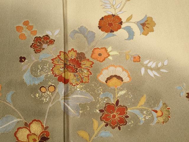 平和屋着物●ファッションデザイナー　HIROKO KOSHINO　コシノヒロコ　訪問着　花唐草文　暈し染め　金彩　正絹　逸品　未使用　CABB4432yc 平和屋着物○ファッションデザイナー HIROKO KOSHINO コシノヒロコ