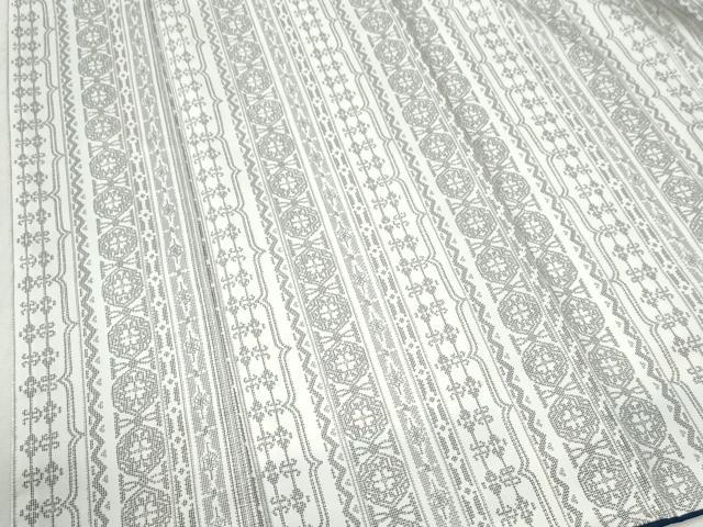 平和屋着物●上質な紬　吉祥間道　正絹　逸品　CABB4440yc