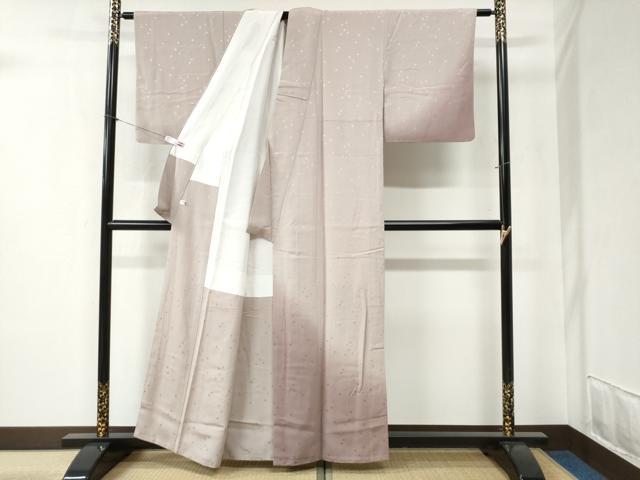 平和屋着物●訪問着　霰地紋　暈し染め　正絹　逸品　CABB4443yc 平和屋着物○訪問着 霰地紋 暈し染め 正絹 逸品 CABB4443yc