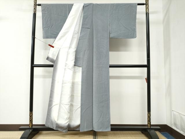 平和屋着物●江戸小紋　寺山存男　縞　正絹　逸品　未使用　CABB4446yc