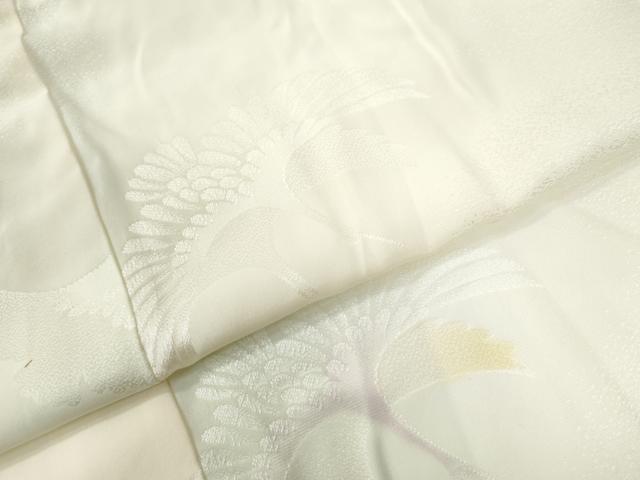 平和屋着物○長襦袢 無双仕立て 飛鶴地紋 暈し染め 半衿刺繍