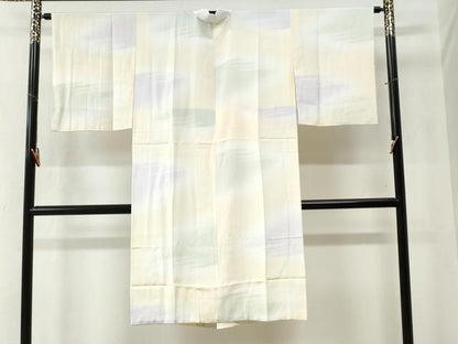 平和屋着物●長襦袢　霞文　暈し染め　正絹　逸品　CABB4453yc