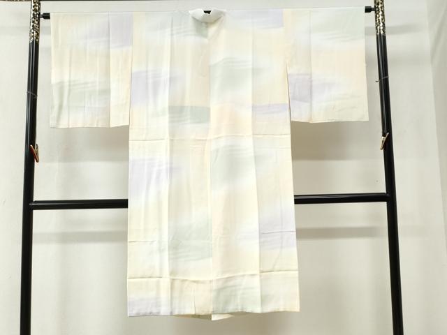 平和屋着物●長襦袢　霞文　暈し染め　正絹　逸品　CABB4453yc