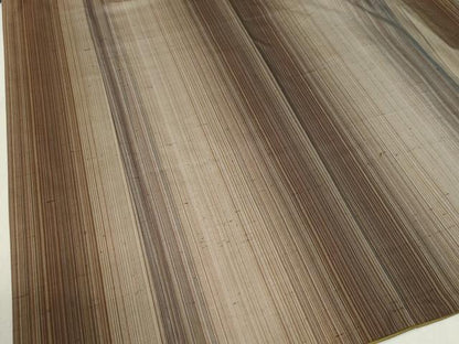 平和屋着物●上質な紬 縞 正絹 逸品 CABB4475yc